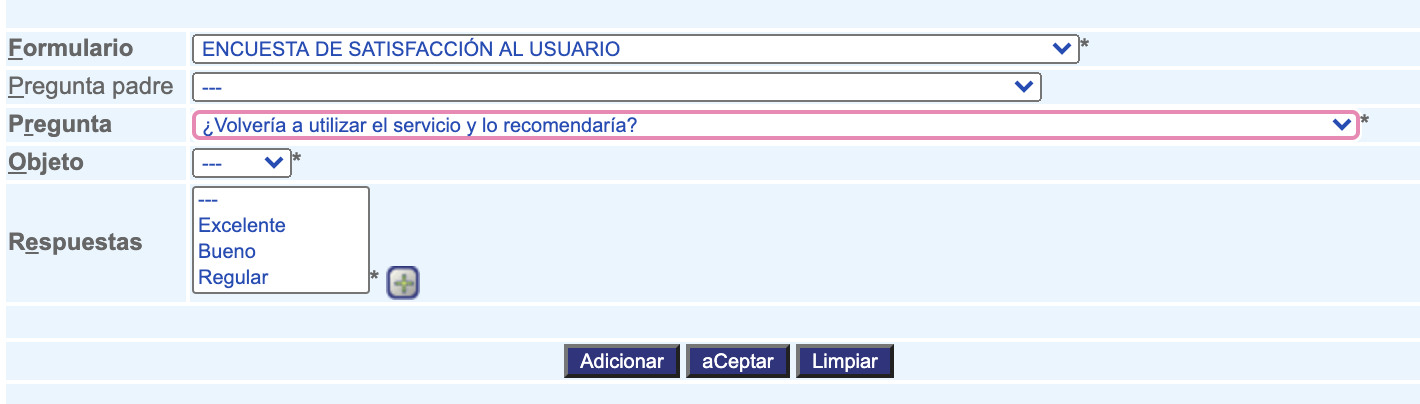 Configuración
