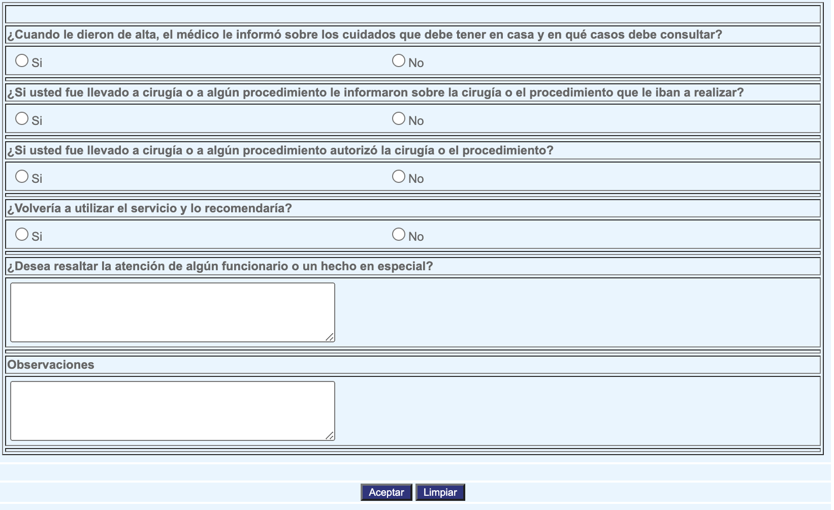 Plantilla encuesta